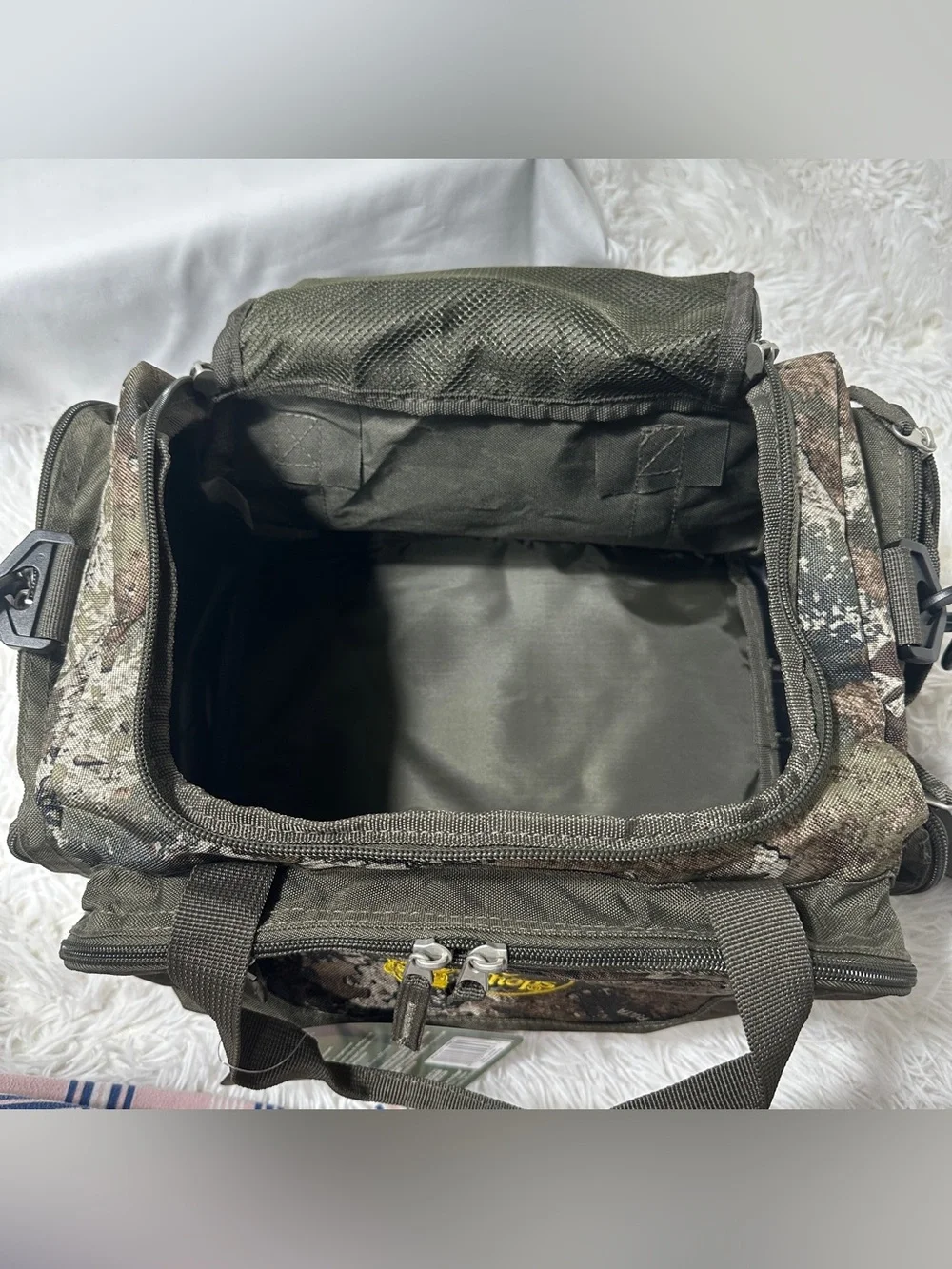 Bass Pro Shops Catch-All Gear Bag 20L Camo Gray Fishing Tackle Duffel, Set Of 2